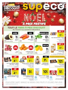 Prospectus Supeco de la semaine "NOËL À PRIX FESTIFS" avec 1 pages, valide du 17/12/2024 au 29/12/2024 pour Embrun et alentours