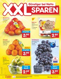 Netto Marken-Discount Blaubeeren im Prospekt 