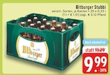 Aktuelle Bitburger Angebote bei E center in Bocholt Aktuelles Stubbi Angebot bei E center in Bocholt ab 9,99 €