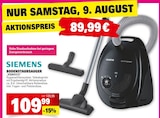 Bodenstaubsauger VS06V212 im Angebot bei Marktkauf in Neu-Ulm Bodenstaubsauger VS06V212 Angebote von Siemens bei Marktkauf Neu-Ulm für 89,99 €