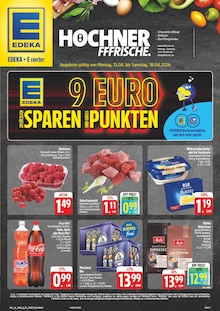 E center Prospekt der Woche "Wir lieben Lebensmittel!" Seite 1, 13.04.2026 bis 18.04.2026 für Schweinfurt Aktueller E center Prospekt "Wir lieben Lebensmittel!" Seite 1 von 32 Seiten für Schweinfurt