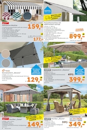 Sonnenschirm Angebot im aktuellen Globus-Baumarkt Prospekt auf Seite 8