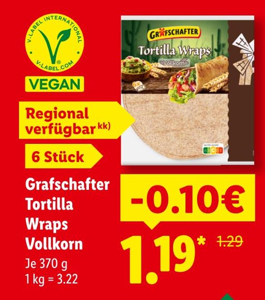 Tortilla Wraps Vollkorn