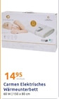 Carmen Elektrisches Wärmeunterbett im Angebot bei Action in Halberstadt Carmen Elektrisches Wärmeunterbett Angebote von Carmen bei Action Halberstadt für 14,95 €