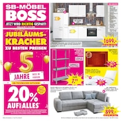 Aktueller SB Möbel Boss Prospekt mit Küchenmöbel, "JETZT WIRD RICHTIG GESPART!", Seite 1