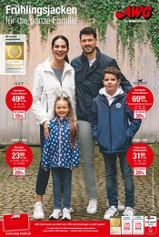 AWG Prospekt "Frühlingsjacken für die ganze Familie" für Neumarkt, 16 Seiten, 11.03.2023 - 25.03.2023