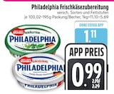 Frischkäsezubereitung von Philadelphia im aktuellen EDEKA Prospekt für 0,99 €