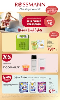 Aktueller Rossmann Prospekt (Kinding, 10 Seiten zum blÀttern Rossmann Prospekt Online Exklusiv mit 10 Seiten