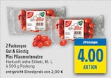 Mini Pflaumentomaten Angebote von Gut & Günstig bei diska Amberg für 4,00 €