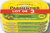 Sardines entières huile d'olive vierge extra - PARMENTIER dans le catalogue Netto