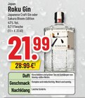 Roku Gin Japanese Craft Gin Angebote bei Trinkgut Langenhagen für 21,99 €