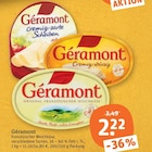 Cremig-zarte Scheiben von Géramont im aktuellen tegut Prospekt für 2,22 €