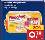 Knusper-Brot von Filinchen für 0,79 € bei Netto Marken-Discount im Angebot Knusper-Brot von Filinchen im aktuellen Netto Marken-Discount Prospekt