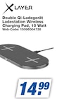 Double Qi-Ladegerät Ladestation Wireless Charging Pad von XLayer für 14,99 € bei expert im Angebot Double Qi-Ladegerät Ladestation Wireless Charging Pad von XLayer im aktuellen expert Prospekt