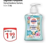 Pumpseife im Angebot bei GLOBUS in Erlangen Pumpseife Angebote von Sagrotan bei GLOBUS Erlangen für 1,99 €