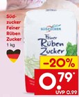 Aktuelles Feiner Rüben Zucker Angebot bei Netto Marken-Discount in Reutlingen ab 0,79 €