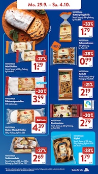 Weihnachtsgebäck Angebot im aktuellen ALDI SÜD Prospekt auf Seite 9