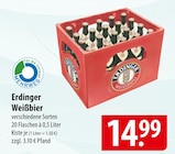 Erdinger Weißbier im Angebot bei famila Nordost in Stralsund Erdinger Weißbier Angebote bei famila Nordost Stralsund für 14,99 €