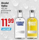 Vodka von Absolut im aktuellen Trinkgut Prospekt für 11,99 €