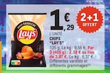 Chips - Lay's en promo chez E.Leclerc Creutzwald à 1,29 €