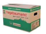 Umzugskarton von hagebaumarkt im aktuellen Hagebaumarkt Prospekt für 1,49 €