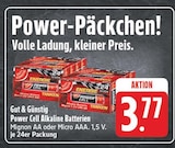 Power Cell Alkaline Batterien Mignon AA Angebote von Gut & Günstig bei EDEKA Hof für 3,77 €