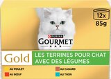 Pâtée pour chat les terrines avec des légumes - PURINA GOURMET dans le catalogue Intermarché Hyper
