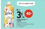 Assouplissant Ambre & Orchidée - Lenor - E.Leclerc à Aulnay-sous-Bois Assouplissant Ambre & Orchidée - Lenor en promo chez E.Leclerc Aulnay-sous-Bois à 3,78 €