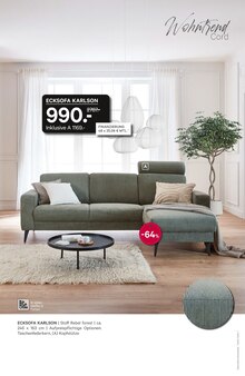 Ecksofa im aktuellen Kabs Prospekt (Essen) Ecksofa im Kabs Prospekt "SOFATRENDS" mit 11 Seiten (Essen)
