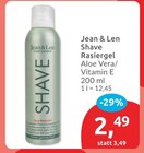 Shave Rasiergel Aloe Vera/Vitamin E von Jean & Len im aktuellen budni Prospekt