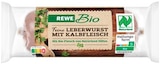 Leberwurst mit Kalbfleisch Angebote von REWE Bio bei REWE Flensburg für 1,69 €