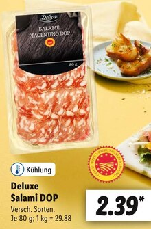 Wurst von Deluxe im aktuellen Lidl Prospekt für €2.39