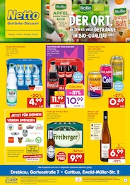 Netto Marken-Discount Prospekt für Cottbus mit 2 Seiten Netto Marken-Discount Prospekt für Cottbus: "DER ORT, AN DEM DU IMMER AUSGEZEICHNETE PREISE FINDEST.", 2 Seiten, 17.08.2026 - 22.08.2026