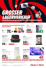 MediaMarkt Saturn Prospekt für Rostock mit 1 Seite MediaMarkt Saturn Prospekt "GROSSER LAGERVERKAUF" für Rostock, 1 Seite, 06.09.2026 - 06.09.2026