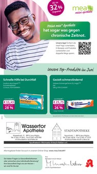 mea - meine apotheke Prospekt Unsere Juni-Angebote mit 4 Seiten