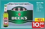 Aktuelle Becks Angebote bei Netto Marken-Discount in Dresden Aktuelles Pils Angebot bei Netto Marken-Discount in Dresden ab 10,99 €