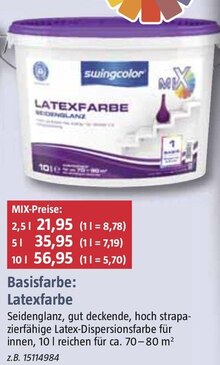 Basisfarbe Latexfarbe bei BAUHAUS in Aachen Basisfarbe Latexfarbe im Angebot bei BAUHAUS Aachen