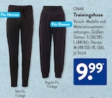 Trainingshose von CRANE für 9,99 € bei ALDI SÜD im Angebot Trainingshose von CRANE im aktuellen ALDI SÜD Prospekt