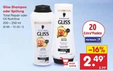 Gliss Shampoo oder Spülung von Schwarzkopf im aktuellen Netto Marken-Discount Prospekt für 2,49 €