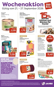 ZOO und Co. Prospekt Wochenaktion mit 1 Seite