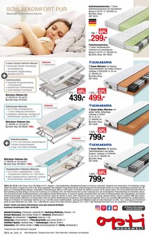 Matratze im Opti-Wohnwelt Prospekt "Traumwelten entdecken" mit 18 Seiten (Bremen)