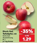 Kaufland Münchberg - Tafeläpfel, rot Angebot im Prospekt Tafeläpfel, rot bei Kaufland im Münchberg Prospekt für 1,29 €