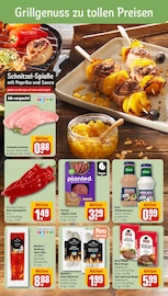 Bratwurst im REWE Prospekt in Esslingen Aktueller REWE Prospekt mit Bratwurst, "Dein Markt", Seite 4