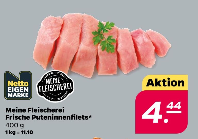 Frische Puteninnenfilets