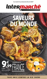 Prospectus Intermarché à Décines-Charpieu, "SAVEURS DU MONDE", 24 pages de promos valables du 23/04/2024 au 28/04/2024