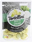 Tortellini Ricotta Épinard - CASINO dans le catalogue Casino Supermarchés