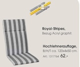 Hochlehnerauflage Royal-Stripes im aktuellen Zurbrüggen Prospekt