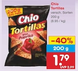 Tortilla Chips im Netto Marken-Discount Prospekt Tortillas von Chio im aktuellen Netto Marken-Discount Prospekt für 1,79 €