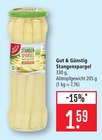 Stangenspargel Angebote von Gut & Günstig bei Marktkauf Heidenheim für 1,59 €