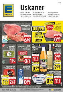 EDEKA Prospekt der Woche "Aktuelle Angebote" Seite 1, 21.09.2026 bis 26.09.2026 für Horstmar Aktueller EDEKA Prospekt "Aktuelle Angebote" Seite 1 von 28 Seiten für Horstmar